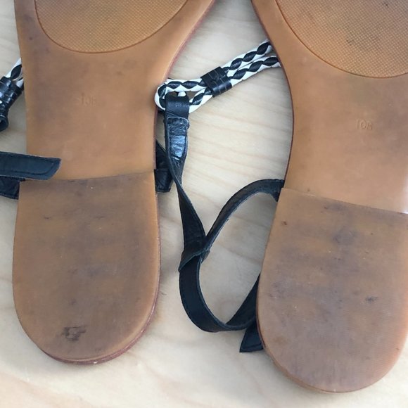 Lauren Ralph Lauren Alexa Leather Sandals - Picture 6 of 7